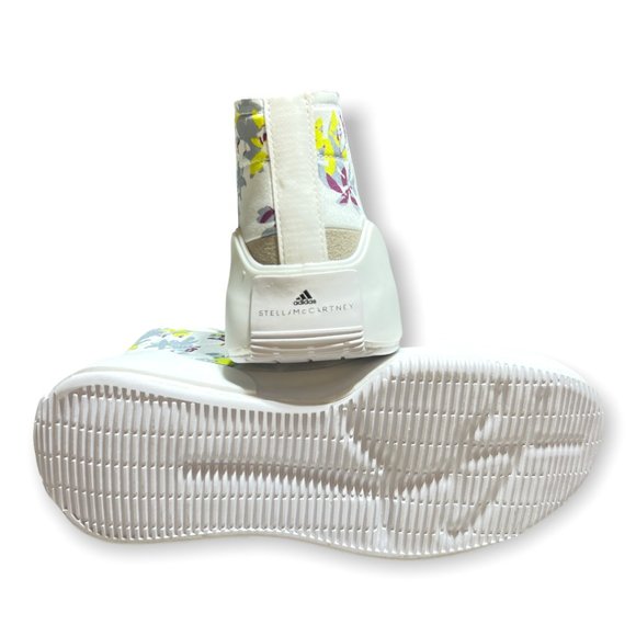 Adidas Stella McCartney Treino Floral Hightop Sneakers Yellowfy1180 Size 6 NWT - Picture 10 of 14